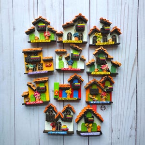 Colombia Encanto casita doll house, colombian art gift, colombian latin wall art, Traditional Colombian ceramics,Colombian home decor crafts