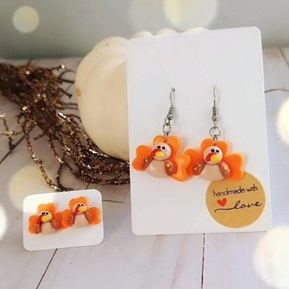 Turkey 2024 earrings etsy