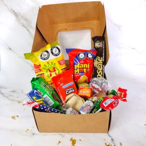 Kolumbianische Süßigkeiten Geschenkbox, kolumbianisches Weihnachtsgeschenk, kolumbianische Mystery Bag, kolumbianischer Korb, Latein Geschenk für kolumbianischen Freund Valentines