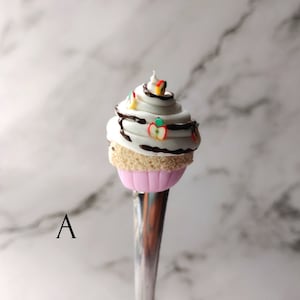 Set of cupcake teaspoons, tea, desserts and coffee personalized spoon, reusable spoons, chocolate spoon,ice cream spoon,party spoons