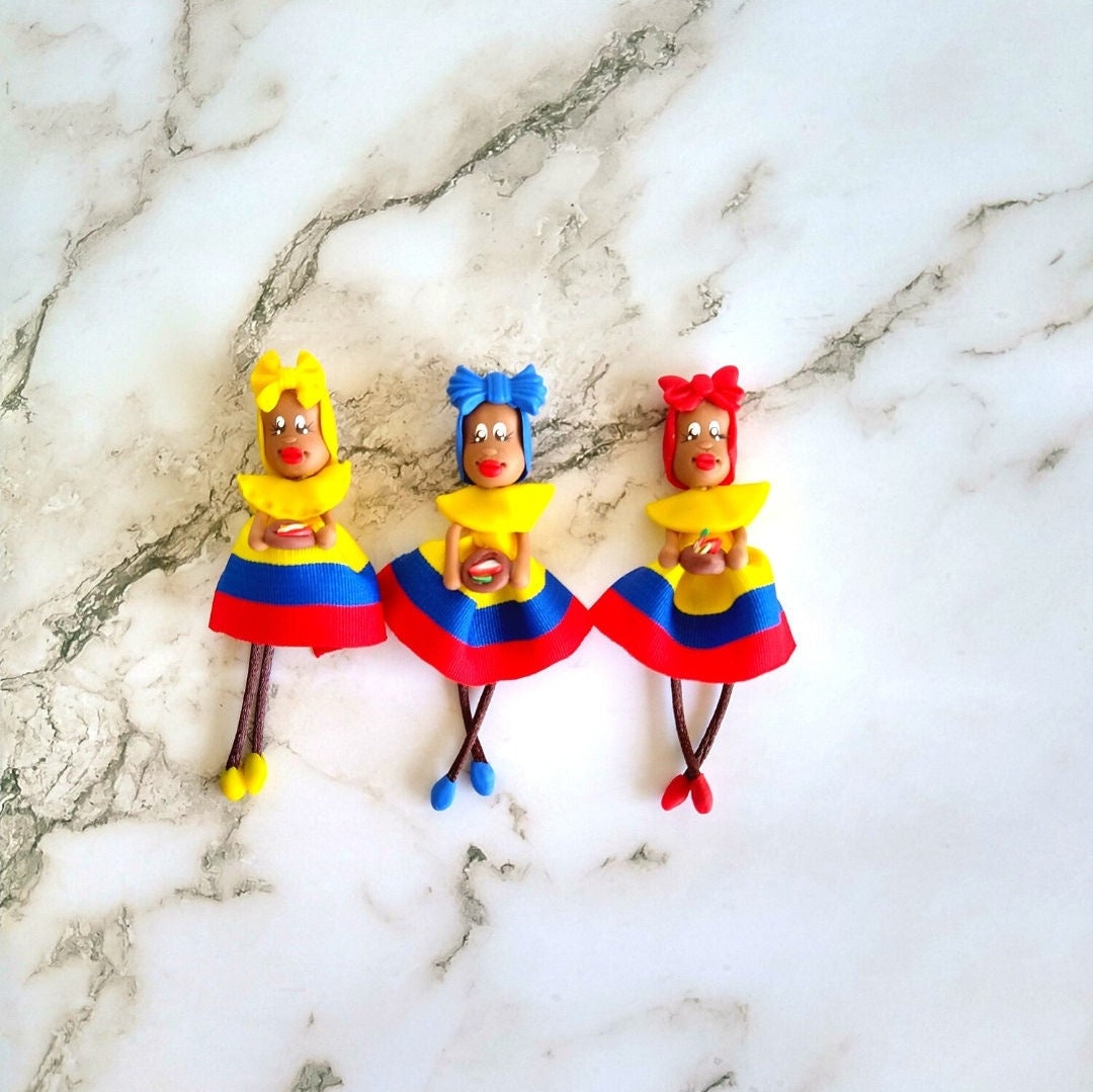 Colombian Palenquera Doll, Cartagena Colombia, Colombian Dress