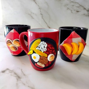 Colombian art gifts, Colombia hispanic art, Medellin art, Colombia food mug, colombian souvenir, colombia home decor, colombian culture