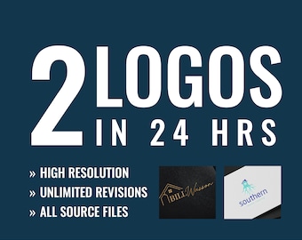 I will create 2 Custom Logo Design For your Business  | Professional Logo Designer and Graphic Designer Expert