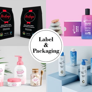 Może przedstawiać: Zbi&oacute;r opakowań produkt&oacute;w prezentujących r&oacute;żne artykuły kosmetyczne i do pielęgnacji osobistej. Obraz zawiera czarną torbę z napisem "Heritage Hemp Arabica Coffee", r&oacute;żową butelkę z napisem "Flocare Hair Serum", białą butelkę z napisem "Resin Wine", r&oacute;żowy słoik z napisem "Bonnet Beauty" i biały słoik z napisem "Bonnet Beauty".
