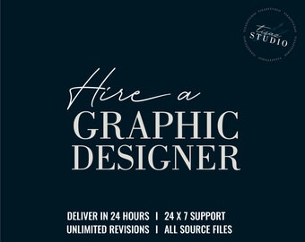 Hire a Graphic Designer, Visitenkarte, Time Packet, Logo-Design, Design-Vorlagen, Printable, Flyer, Brochure, Briefpapier, Visitenkarte