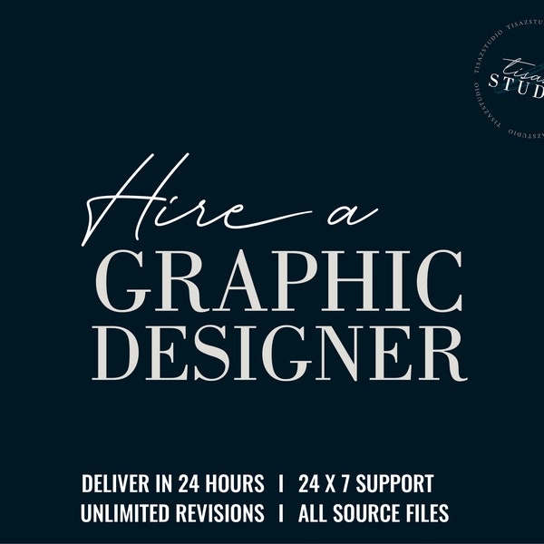 Hire a Graphic Designer, Visitenkarte, Time Packet, Logo-Design, Design-Vorlagen, Printable, Flyer, Brochure, Briefpapier, Visitenkarte