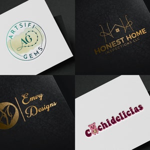 Création de logo personnalisé Petite entreprise Concepteur de logo Graphiste image 7