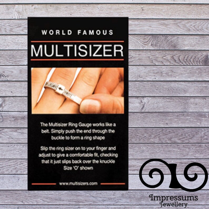 ring sizer ring gauge uk ring size guide etsy