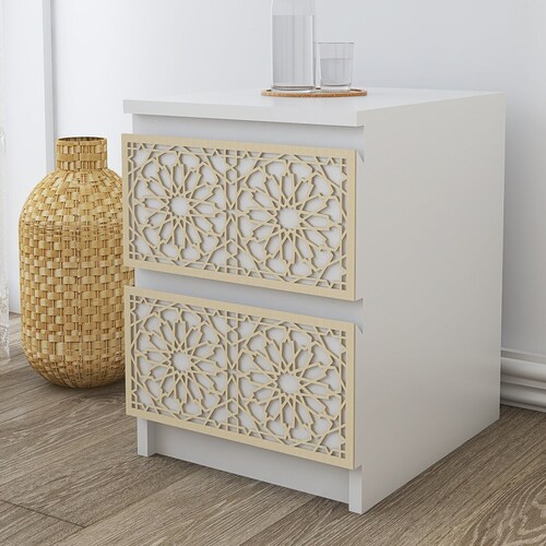 Wooden Overlay Ready to Apply Set of 6 Kit for Malm 6 Etsy