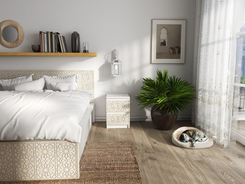 Wooden Overlays Ready to Apply Ikea Kit Set of 2 for Malm 2 Etsy