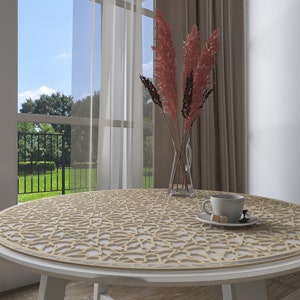 Wooden Overlay ready to apply - kit for Kragsta tea table 90x48cm IKEA furniture overlay, 187 COLORS!. PATTERN 1