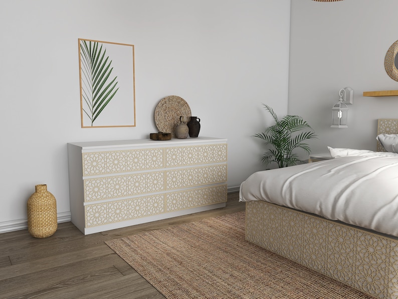 Wooden Overlays Ready to Apply Ikea Kit Set of 2 for Malm 2 Etsy