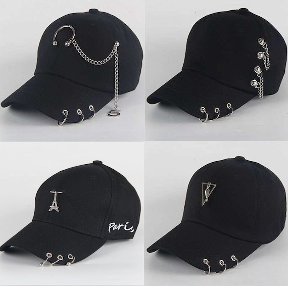 Ponytail Snapback Baseball Black Cap 