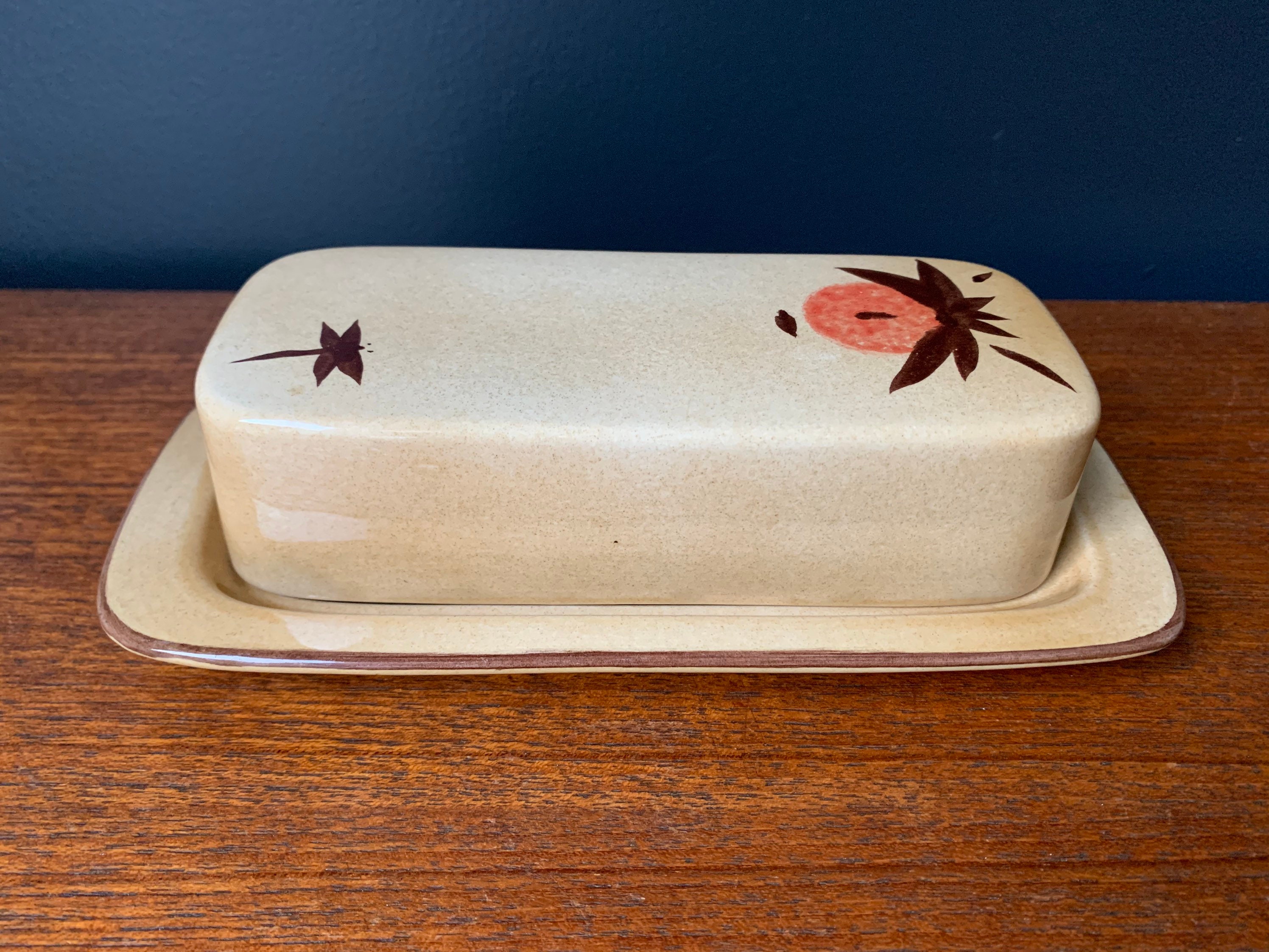 Mid Century Porthmadog Pottery Butter/Cheese Dish Ref.676 Etsy