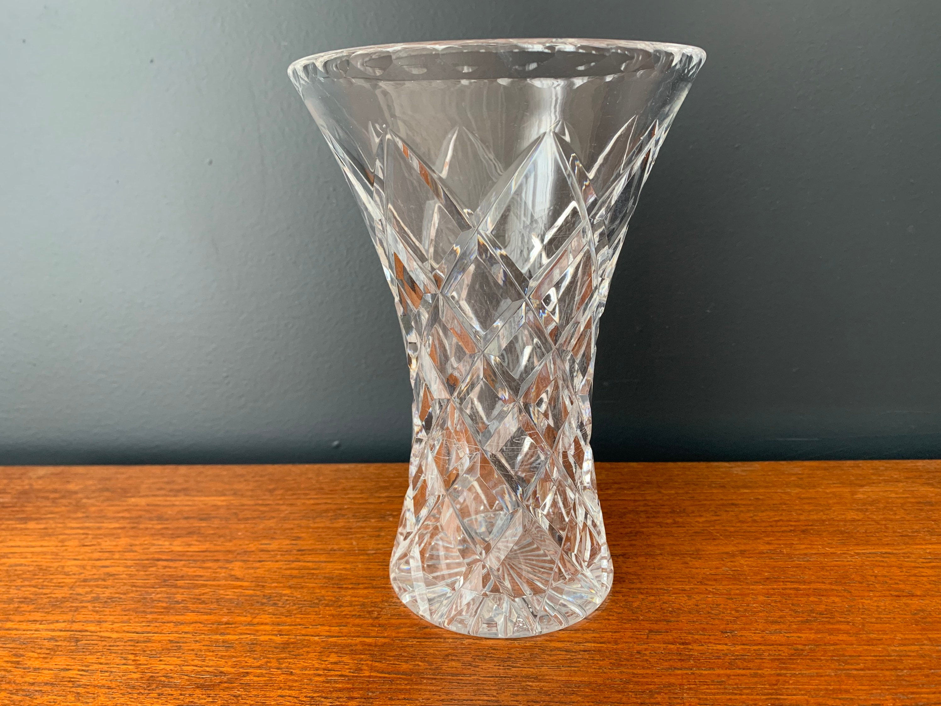 1970s Medium Lead Crystal Vase Ref.693 Etsy