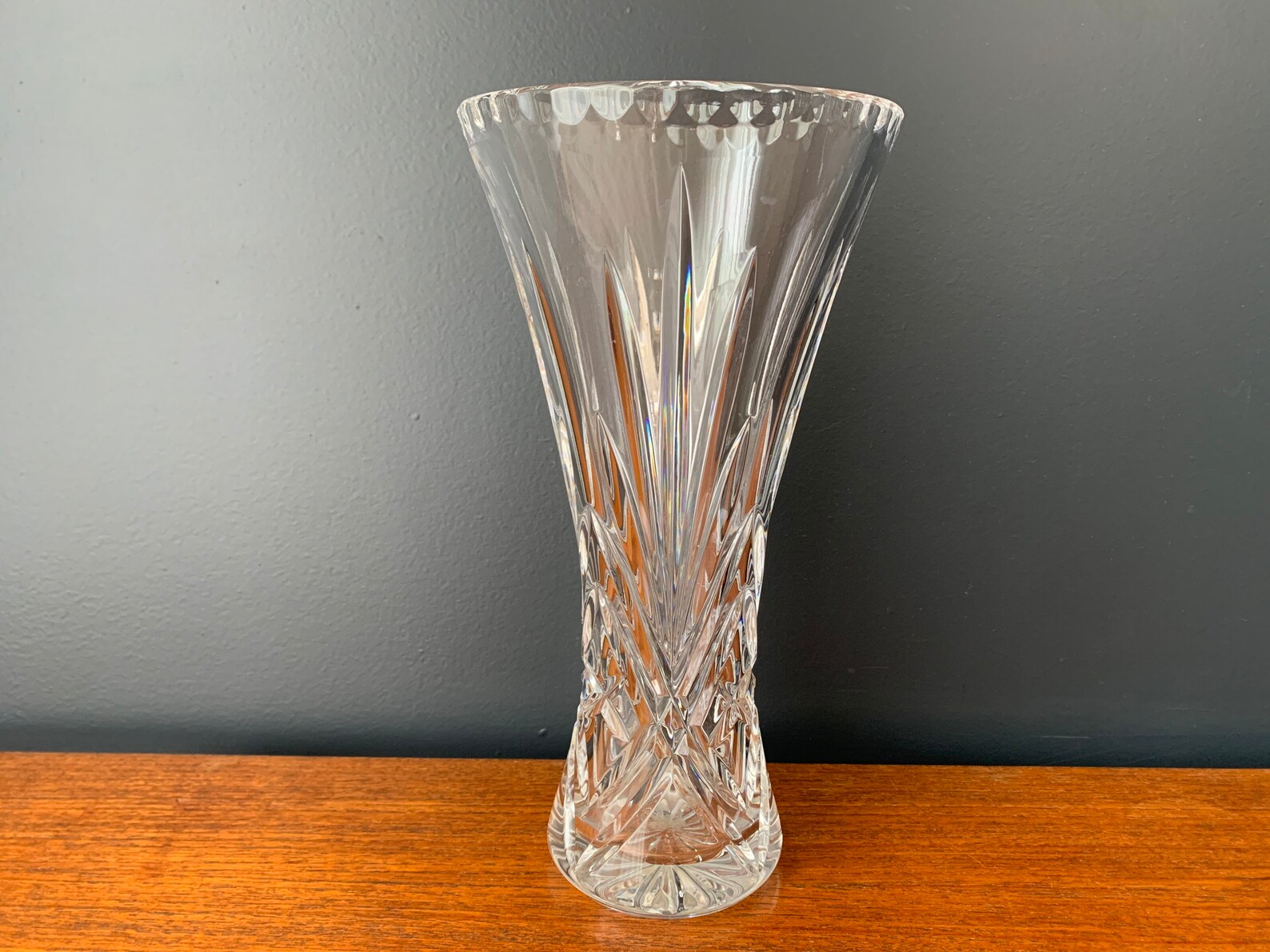 1970s Large Lead Crystal Vase Ref.692 Etsy