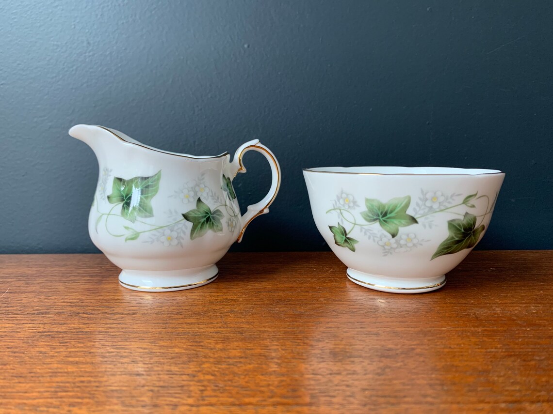 1950s Duchess Bone China Jug & Bowl Ivy Ref.633 Etsy