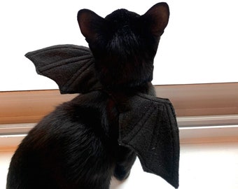 Cat Bat Wing Costume - Cat Apparel / Clothing - Pet