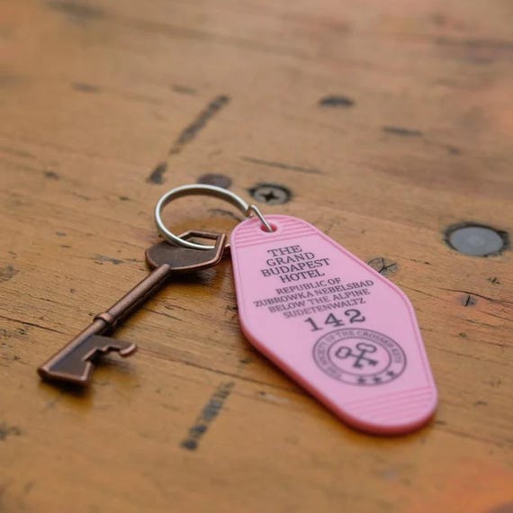 Hoy Nostalgia Motel Keyring - The Grand Budapest Hotel