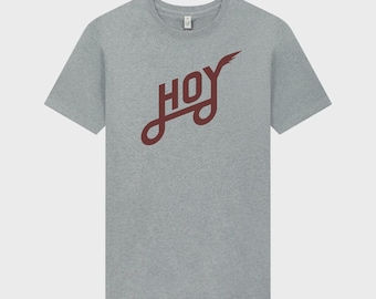 Hoy Classics Organic T-shirt - Grey Marl