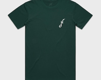 Hoy Classics Downtown Organic T-shirt - Deep Green