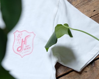 Hoy Wabi-sabi Hoy Beach Organic T-Shirt - Vintage White