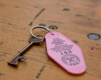 Hoy Nostalgia Motel Keyring - The Grand Budapest Hotel