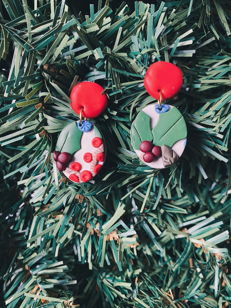 The Winter Woods Collection Medium Oval Dangles