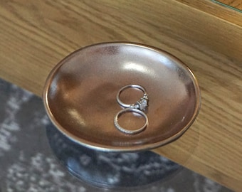 Ceramic ring dish, small jewelry dish