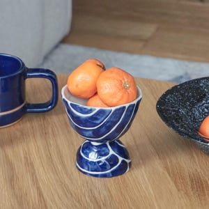 Bol à goûter en céramique, plat à crème glacée