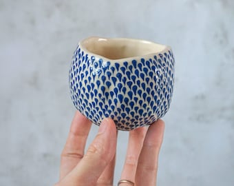 Salt pig holder, Ceramic salt cellar