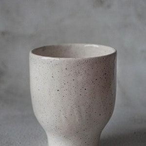 Small ceramic coffee mug, pottery tea cup image 8