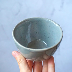 Gray ceramic tumbler, tea cup, handmade ceramic tea piala image 4