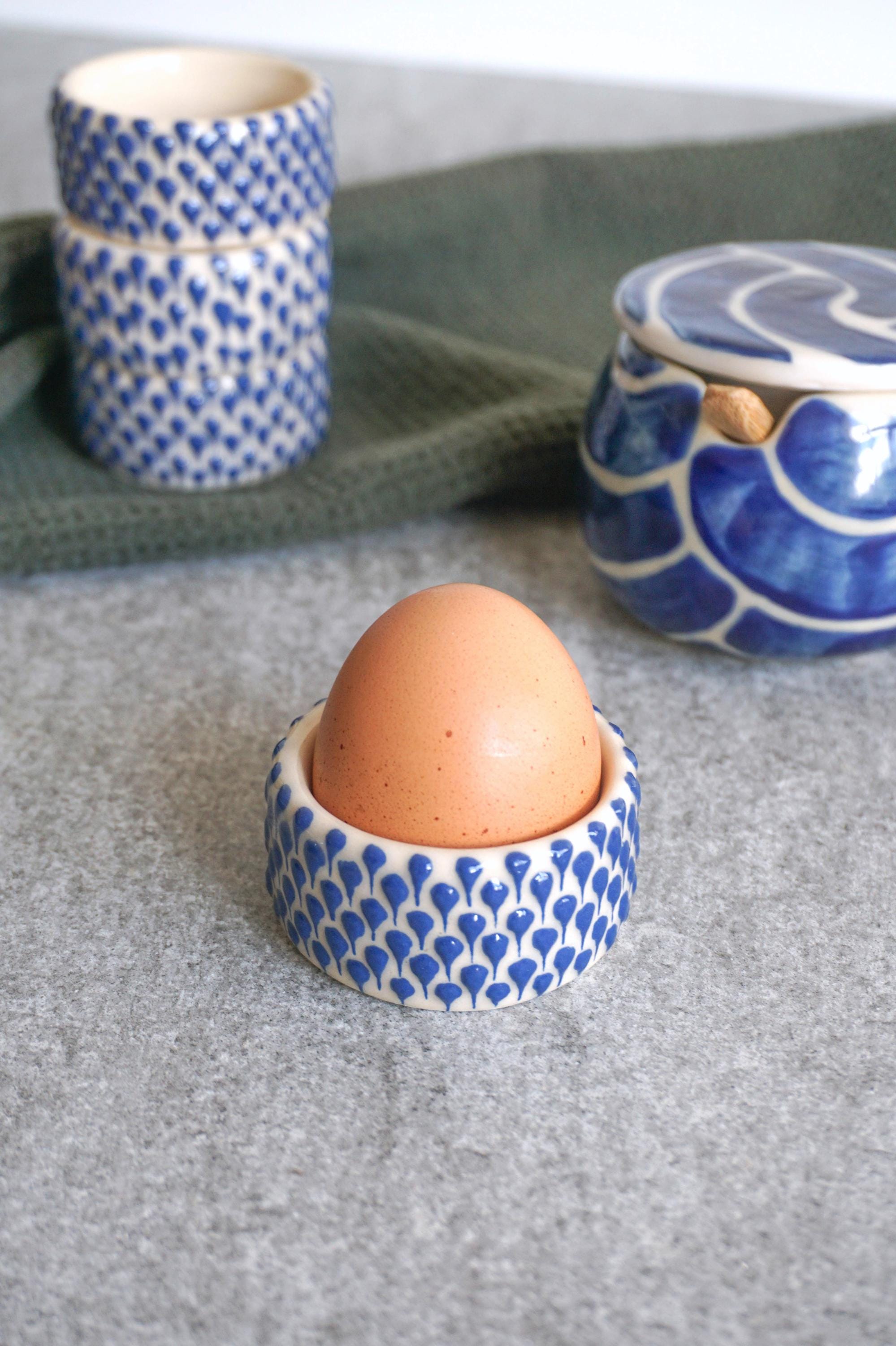 Handmade Ceramic Egg Stand, one piece, handmade egg holder