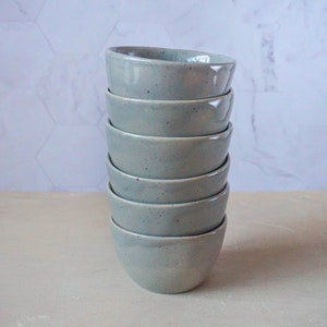 Gray ceramic tumbler, tea cup, handmade ceramic tea piala image 5