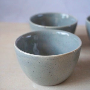 Gray ceramic tumbler, tea cup, handmade ceramic tea piala image 9