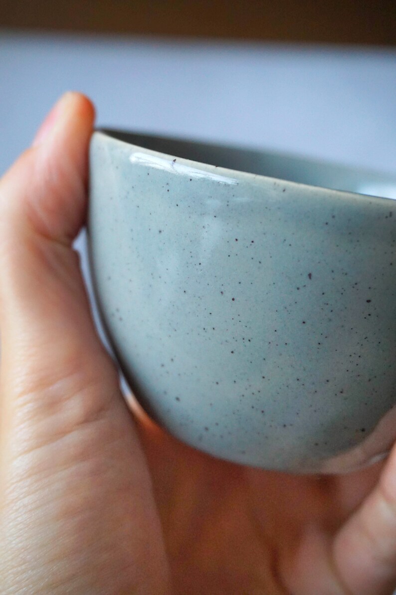 Gray ceramic tumbler, tea cup, handmade ceramic tea piala image 2