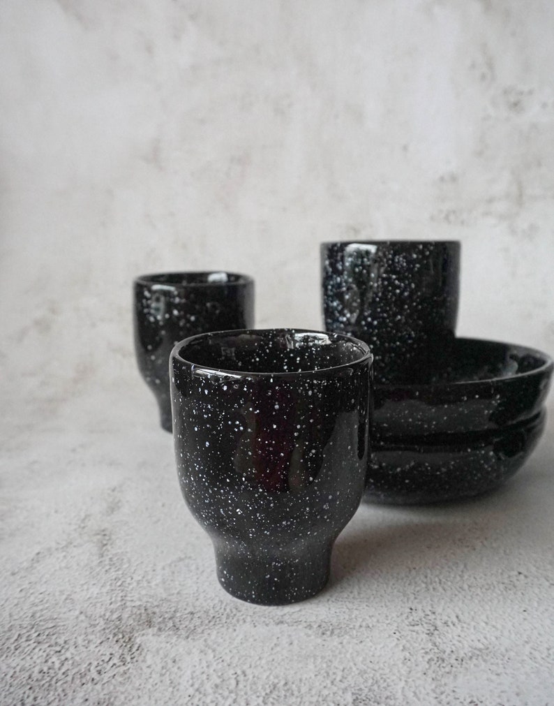 Small ceramic coffee mug, pottery tea cup image 5