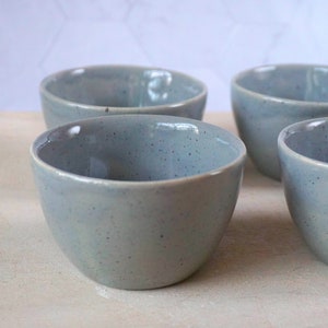 Gray ceramic tumbler, tea cup, handmade ceramic tea piala image 7