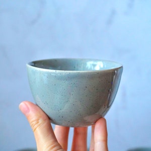 Gray ceramic tumbler, tea cup, handmade ceramic tea piala image 6