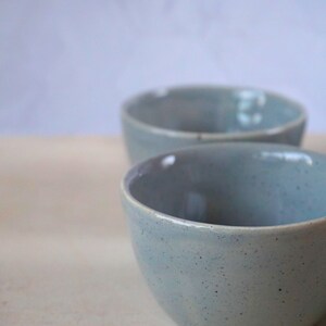 Gray ceramic tumbler, tea cup, handmade ceramic tea piala image 8