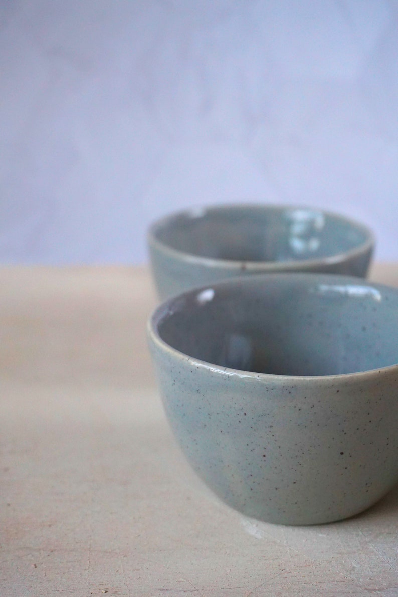 Gray ceramic tumbler, tea cup, handmade ceramic tea piala image 8