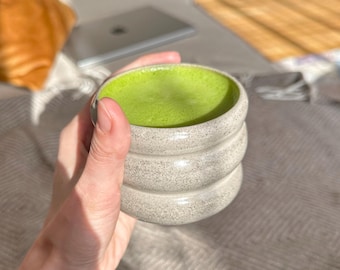 SET de 2, Juego de vasos de cerámica, dos vasos de cerámica