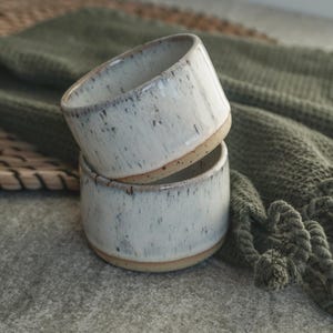 Japanese Style Handmade Stoneware Ceramic Cup, Single Espresso Cup, 4oz ceramic espresso cup