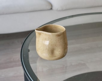 Keramik Sahnekännchen, 220ml, Keramik Krug, Milch/Sahne/Sirup/Kaffee/Tee