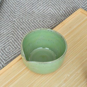 Ceramic Matcha Bowl: Speckled Stoneware Chawan