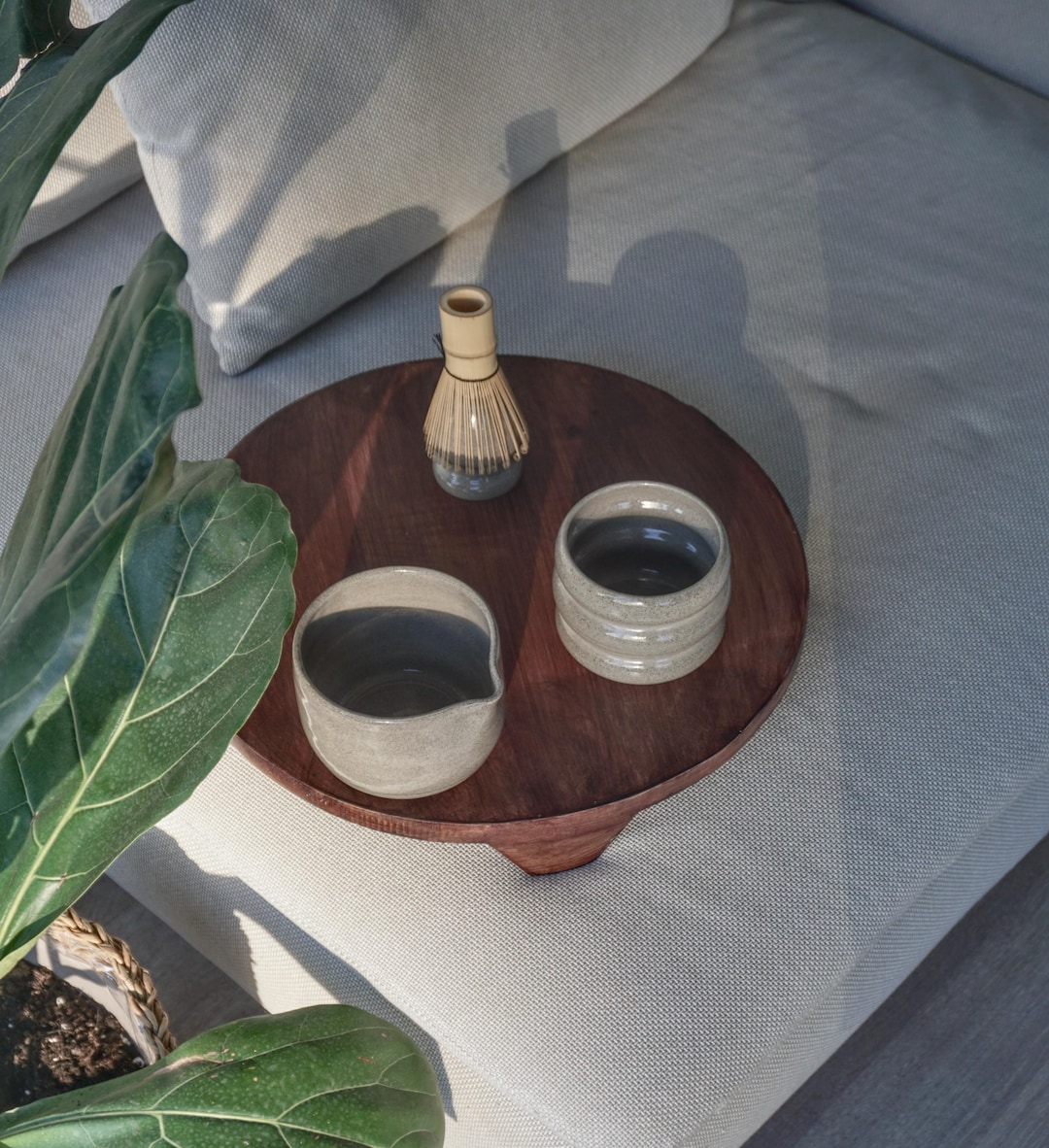 Minimal Tea Set Minimalist Matcha Tea Set, Handmade Ceramic Bowl, Whisk Holder, Mug ...
