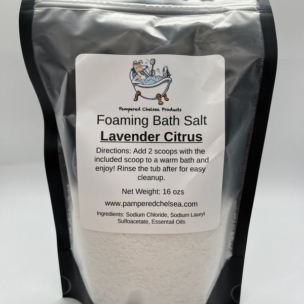 Foaming Bath Salts - 16oz