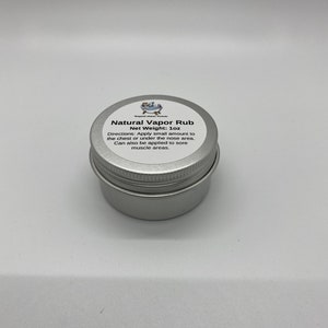 Natural Vapor Rub