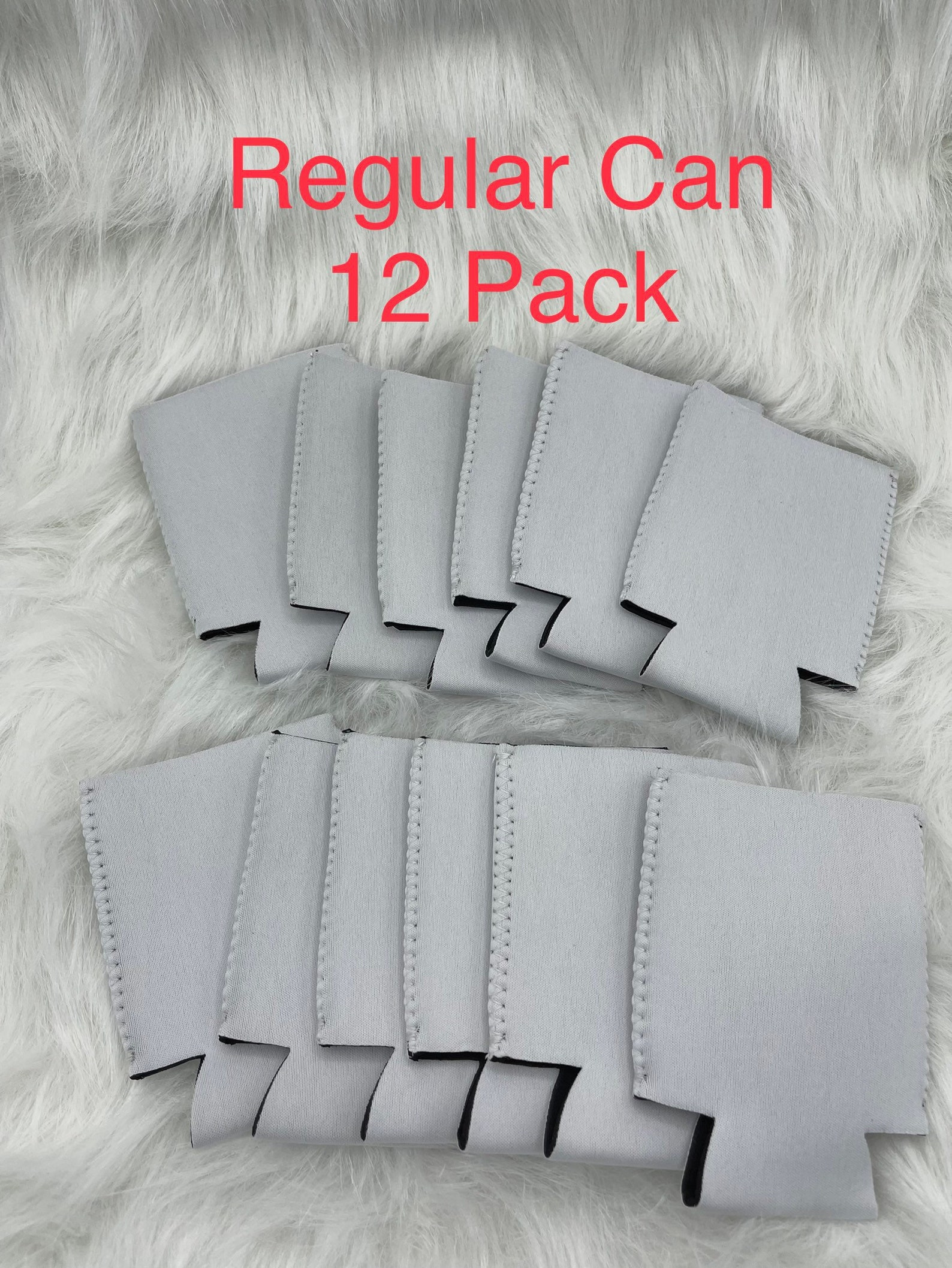 Regular Can Koozie Sublimation Blank 12 Pack Etsy